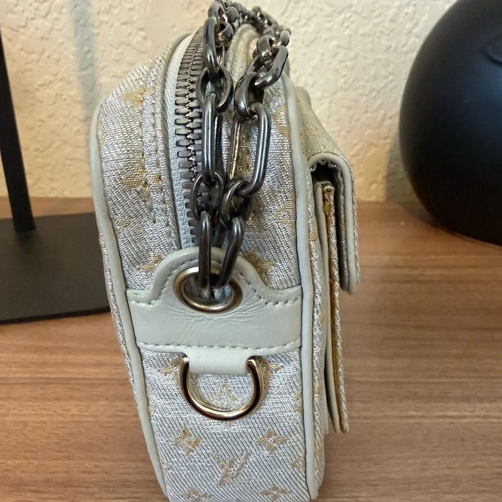 Louis Vuitton Monogram Shine Makenna Chain Shoulder Bag
